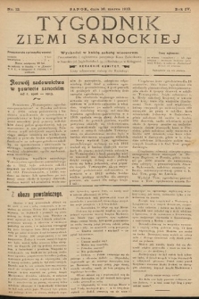 Tygodnik Ziemi Sanockiej. 1913, nr 12