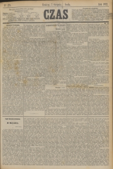 Czas. [R.25], Ner 178 (7 sierpnia 1872)