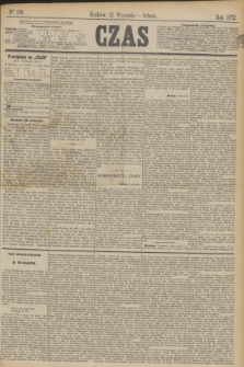 Czas. [R.25], Ner 216 (21 września 1872)