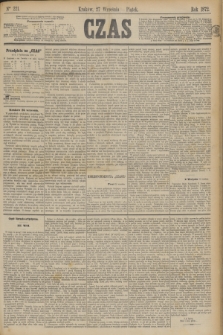 Czas. [R.25], Ner 221 (27 września 1872)