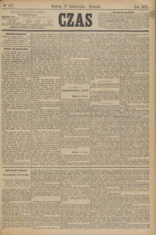 Czas. [R.25], Ner 247 (27 października 1872)