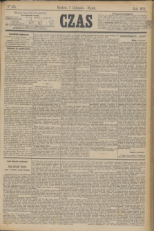 Czas. [R.25], Ner 251 (1 listopada 1872)