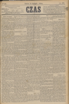 Czas. [R.25], Ner 263 (16 listopada 1872)