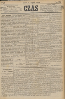 Czas. [R.25], Ner 269 (23 listopada 1872)