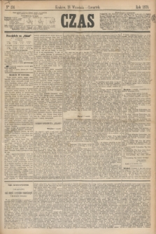 Czas. [R.26], Ner 214 (18 września 1873)