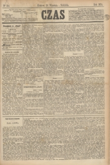 Czas. [R.27], Ner 214 (20 września 1874)