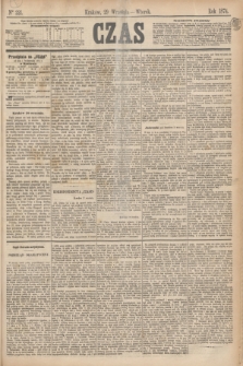 Czas. [R.27], Ner 221 (29 września 1874)
