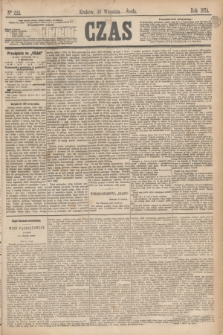 Czas. [R.27], Ner 222 (30 września 1874)