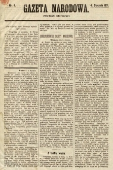Gazeta Narodowa (wydanie wieczorne). 1871, nr 4