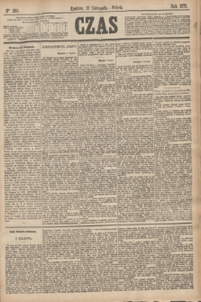 Czas. [R.28], Ner 260 (13 listopada 1875)