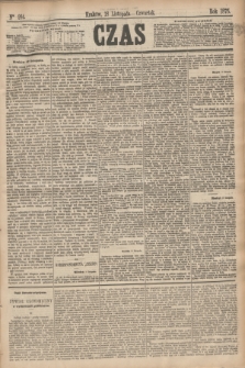 Czas. [R.28], Ner 264 (18 listopada 1875)