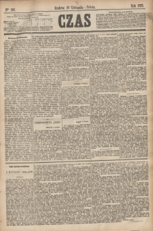 Czas. [R.28], Ner 266 (20 listopada 1875)