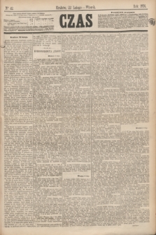 Czas. [R.29], Ner 42 (22 lutego 1876)