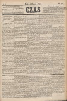 Czas. [R.29], Ner 45 (25 lutego 1876)