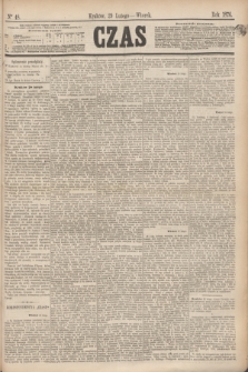 Czas. [R.29], Ner 48 (29 lutego 1876)