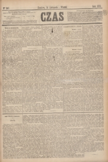 Czas. [R.29], Ner 260 (14 listopada 1876)