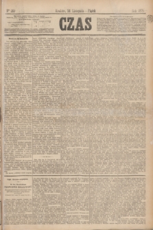 Czas. [R.29], Ner 269 (24 listopada 1876)