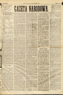 Gazeta Narodowa. 1871, nr 110
