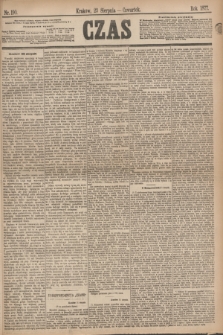 Czas. [R.30], nr 190 (23 sierpnia 1877)