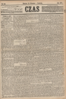 Czas. [R.30], nr 222 (30 września 1877)