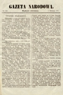 Gazeta Narodowa (wydanie wieczorne). 1871, nr 126