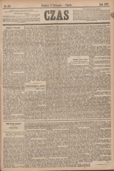 Czas. [R.30], nr 255 (9 listopada 1877)