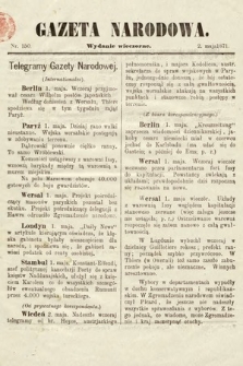 Gazeta Narodowa (wydanie wieczorne). 1871, nr 150