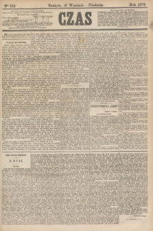 Czas. [R.31], Ner 212 (15 września 1878)