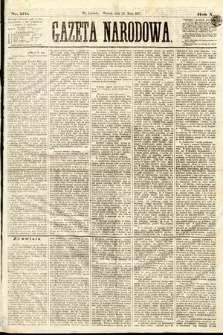 Gazeta Narodowa. 1871, nr 170