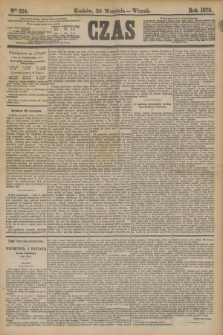 Czas. [R.32], Ner 224 (30 września 1879)
