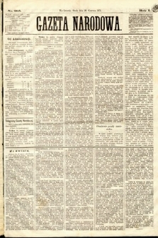 Gazeta Narodowa. 1871, nr 205
