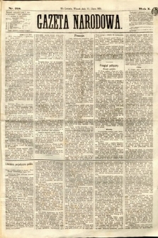 Gazeta Narodowa. 1871, nr 218