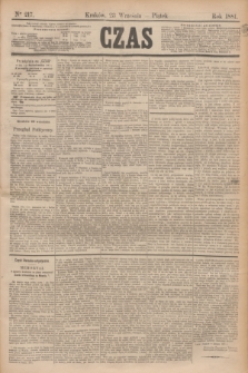 Czas. [R.34], Ner 217 (23 września 1881)