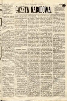 Gazeta Narodowa. 1871, nr 276
