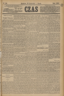 Czas. [R.35], Ner 89 (19 kwietnia 1882)