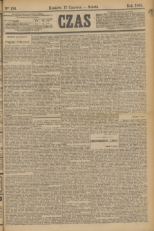 Czas. [R.35], Ner 136 (17 czerwca 1882)
