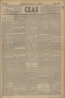 Czas. [R.35], Ner 211 (16 września 1882)