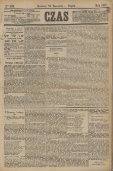 Czas. [R.35], Ner 222 (29 września 1882)