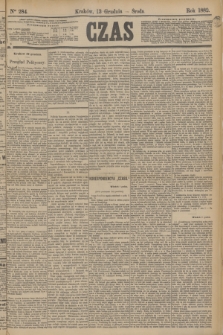 Czas. [R.35], Ner 284 (13 grudnia 1882)
