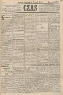 Czas. R.39, Ner 16 (21 stycznia 1886)