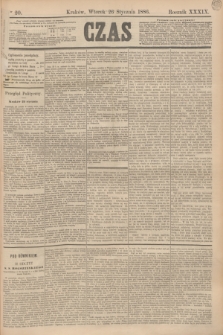 Czas. R.39, Ner 20 (26 stycznia 1886)