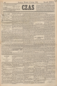 Czas. R.39, Ner 26 (2 lutego 1886)
