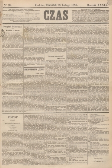 Czas. R.39, Ner 39 (18 lutego 1886)