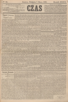 Czas. R.39, Ner 54 (7 marca 1886)
