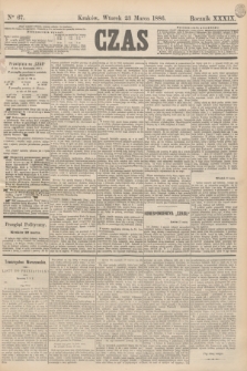 Czas. R.39, Ner 67 (23 marca 1886)