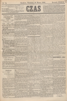 Czas. R.39, Ner 71 (28 marca 1886)