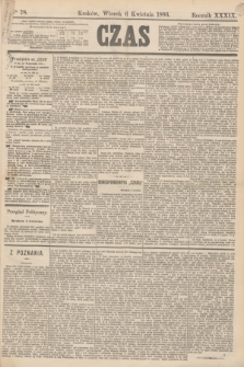 Czas. R.39, Ner 78 (6 kwietnia 1886)