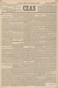 Czas. R.39, Ner 93 (23 kwietnia 1886)