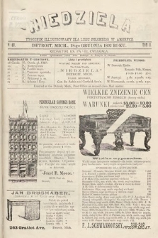 Niedziela : tygodnik ilustrowany dla ludu polskiego w Ameryce. 1892, nr 68