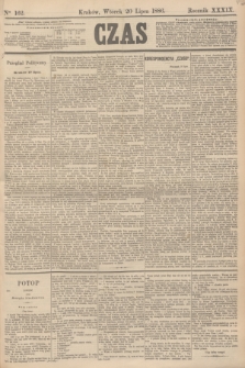Czas. R.39, Ner 162 (20 lipca 1886)